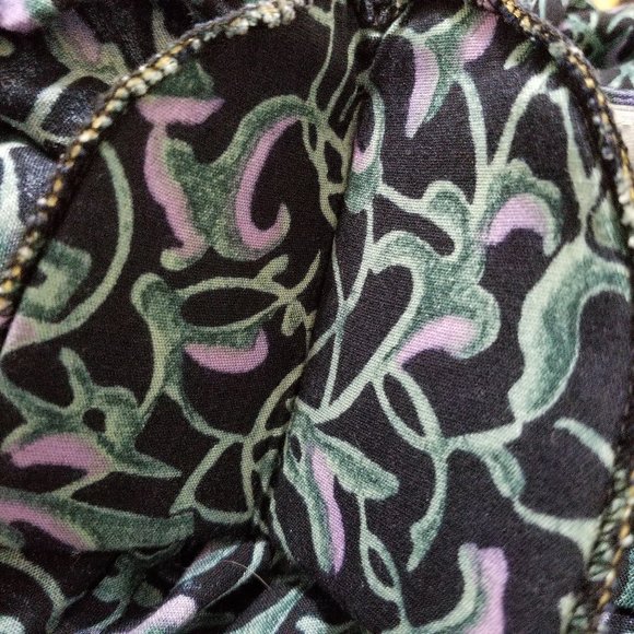 Passports Of Pier 1 Imports romper Small vine print playsuit jumpsuit VINTAGE - Picture 12 of 14